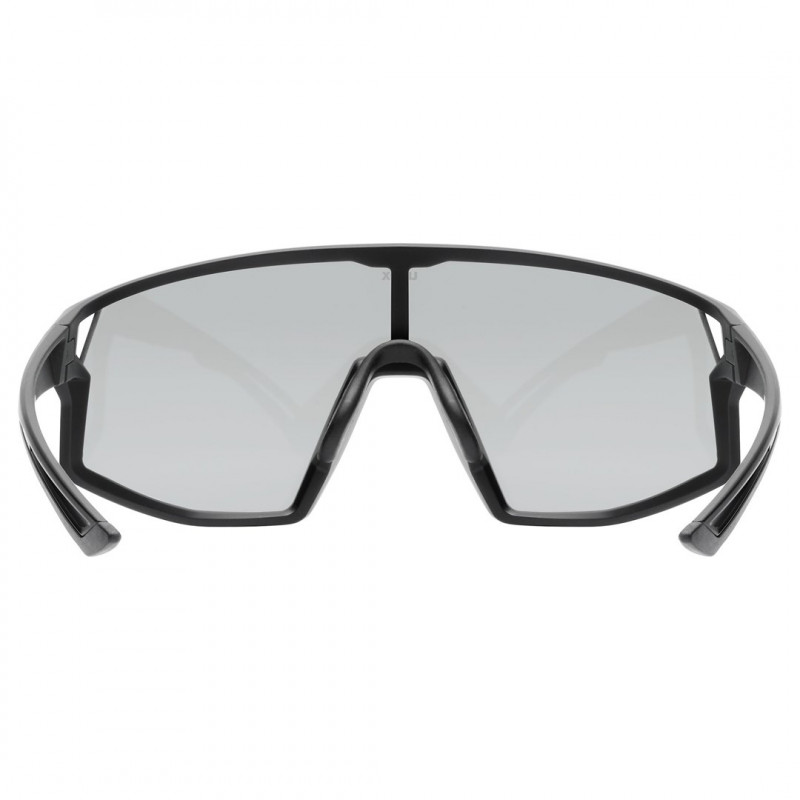 Uvex Skyryse fietssonnebril, zwart mat / zilver