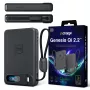 3mk incharge Genesis Qi2 25W draadloze oplader + PD 45W met geïntegreerde USB-C-kabel, zwart