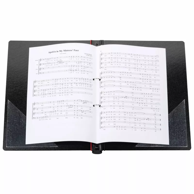 FALKEN muziekmapper Gloria zwart, 1 stuks