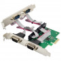 InLine® PCIe x1 interfacekaart, 4x RS-232, low profile