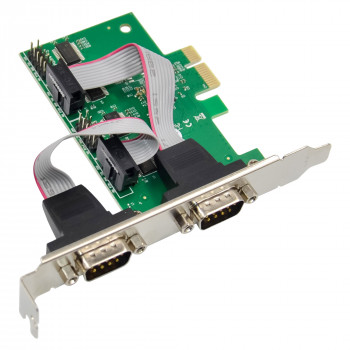 InLine® PCIe x1 interfacekaart, 4x RS-232, low profile