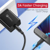 Ugreen USB-kabel USB-A naar micro-USB, 0,5 m, zwart