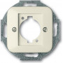 Busch-Jaeger 1724-0-0624 wandplaat / schakelaarafdekking, zilver-wit