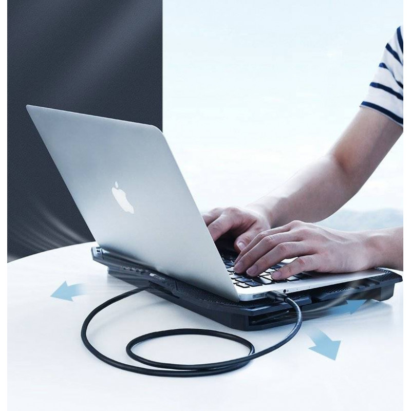 Ugreen US102 USB 2.0-kabel stekker naar stekker, 0,5 m, zwart
