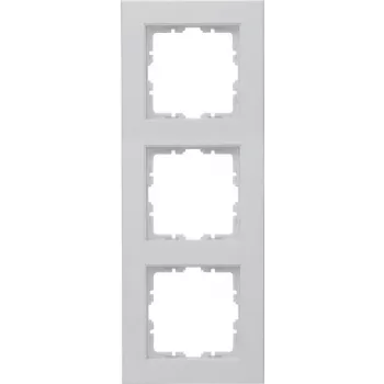 Heinrich Kopp HK07 afdekraam 3-voudig, grijs mat (402734000)