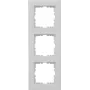 Heinrich Kopp HK07 afdekraam 3-voudig, grijs mat (402734000)