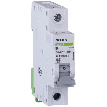 Noark Ex9BN 1P C20 installatieautomaat, 1P, C, 20 A, 6 kA (100099)