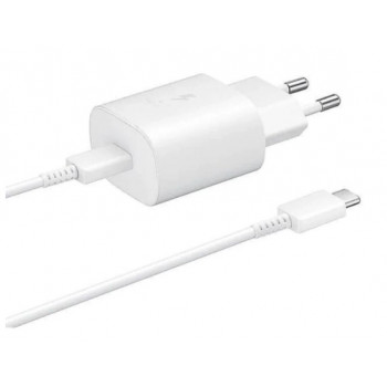 Samsung reisadapter TA800 met USB-C-naar-USB-C-kabel, wit