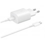 Samsung reisadapter TA800 met USB-C-naar-USB-C-kabel, wit