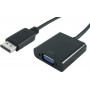 Secomp DisplayPort-naar-VGA-adapterkabel, DP-stekker naar VGA-bus (11.55.3201)