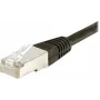 Exertis Connect Snagless Cat6 S/FTP patchkabel RJ45, 10 m, zwart