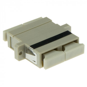ACT glasvezel-adapter SC/SC duplex, multimode OM2, grijs (EA1006)