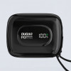 Dudao K32 powerbank 22,5 W 10000 mAh met geïntegreerde USB-C-/Lightning-kabel – zwart