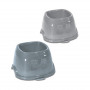 Stefanplast voederbak Break 9 0,7L 19x19x11 cm assorti grijs/blauw