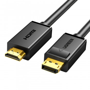 Ugreen DisplayPort-naar-HDMI-kabel, 3 m, 4K, zwart