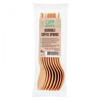 Gogreen Go Green herbruikbare theelepels, 10 stuks