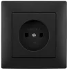 VCX WESA LC 07C enkel stopcontact, zwart