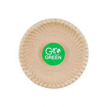 Gogreen Go Green composteerbare borden van suikerriet Ø15 cm, 10 stuks
