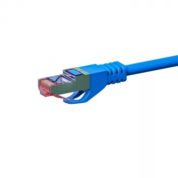 DSIT Cat6 S/FTP patchkabel, 5 m, blauw, LSZH