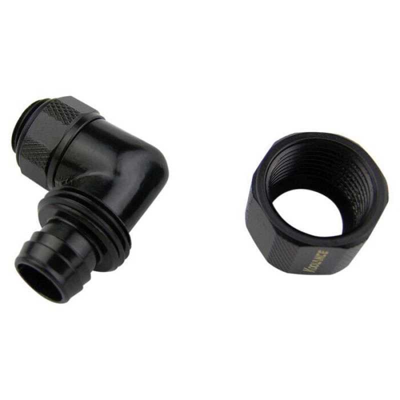 Koolance compressiefitting voor 10mm x 13mm – zwart