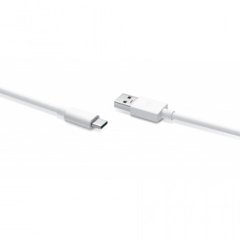 OPPO VOOC kabel USB-A naar USB-C, 8 A, 1 m, wit (DL149)