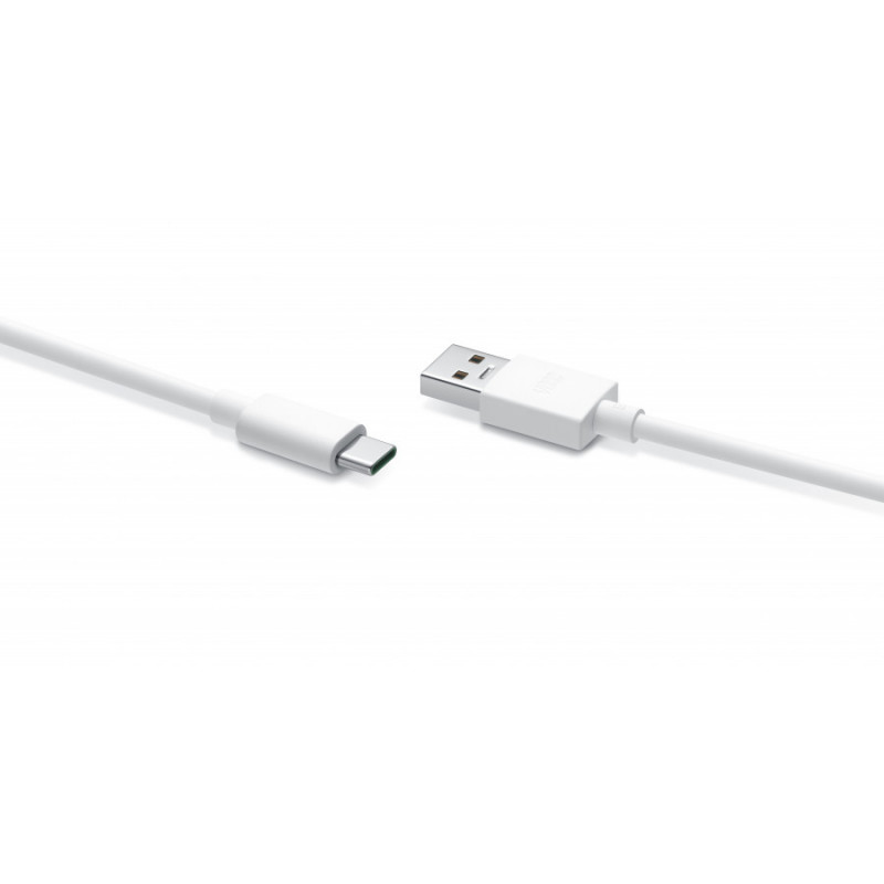 OPPO VOOC kabel USB-A naar USB-C, 8 A, 1 m, wit (DL149)