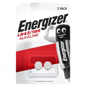 Energizer LR43 alkaline knoopcel, 2 stuks