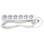 Mercodan Schuko stekkerdoos met 6 stopcontacten (584420023)