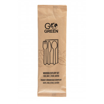 Gogreen Go Green houten bestekset (1901049)