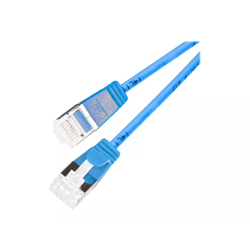 Wirewin Slim Cat6a U/FTP-patchkabel RJ45, 0,25 m, blauw