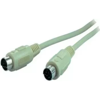 shiverpeaks BS78107-2 PS/2-kabel 1,8 m 6-pins Mini-DIN grijs