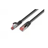 Wirewin Cat6 S/FTP-patchkabel, 0,25 m, zwart