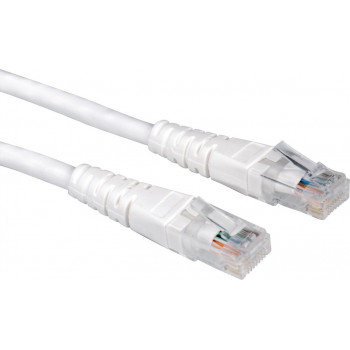 Secomp Cat6 U/UTP patchkabel RJ45, 1 m, wit