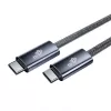 TB Braided USB 3.2 Gen 1 kabel USB-C naar USB-C, 1 m, 100 W, zwart