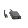 Mercodan Mini-DisplayPort-naar-VGA-adapter, zwart (865010)