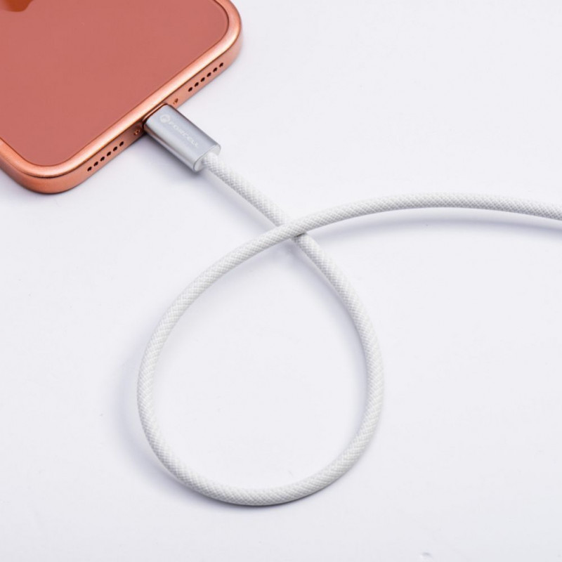Forcell USB-kabel USB-C naar USB-C, 2 m, 240 W, wit