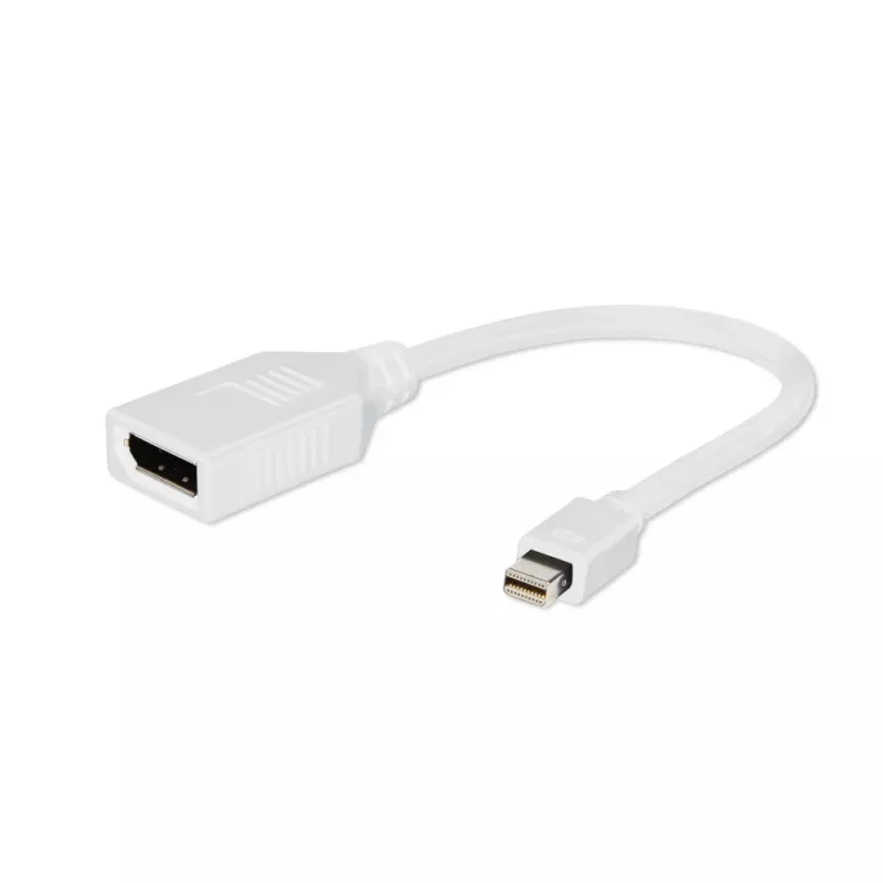 Gembird Mini DisplayPort naar DisplayPort-adapter, wit