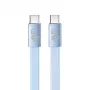 TB USB 2.0-kabel USB-C naar USB-C, 1 m, 60 W, blauw