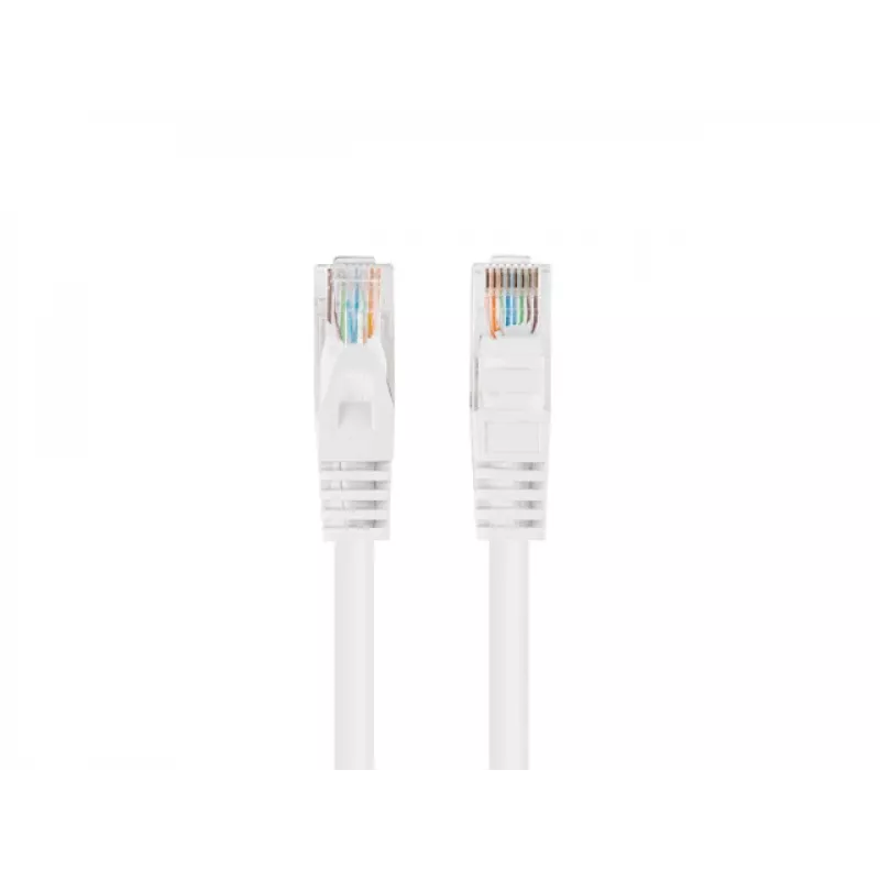 Lanberg Cat5e U/UTP-patchkabel RJ45, 0,25 m, wit, 10-pack