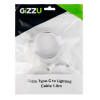 Gizzu USB-C naar Lightning kabel, 1,8 m, 27 W PD, wit (GCPU2L18)