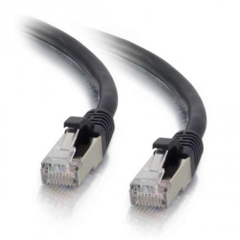 Mercodan Cat6a S/FTP patchkabel RJ45, 1 m, zwart