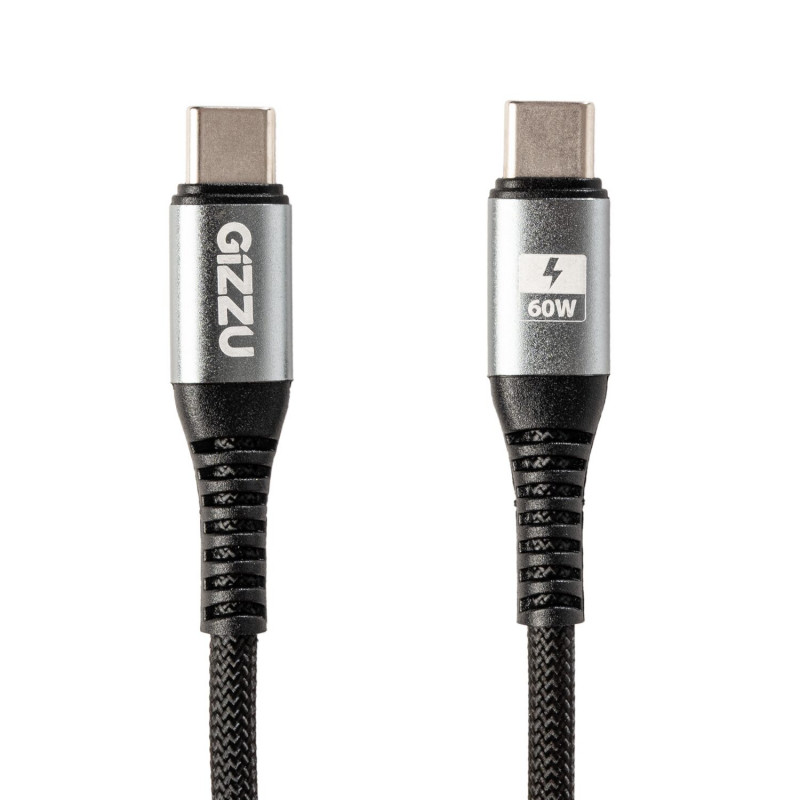 GIZZU 60W 480Mbps Type-C kabel 2 m