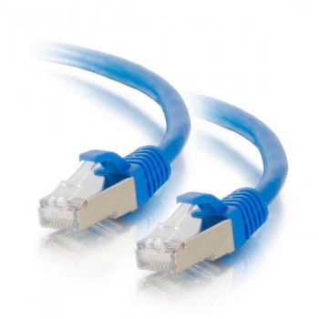 Mercodan Cat6a S/FTP patchkabel RJ45, 0,5 m, blauw