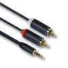 Mercodan PRO minijack-RCA audiokabel ULTRA, 1 m