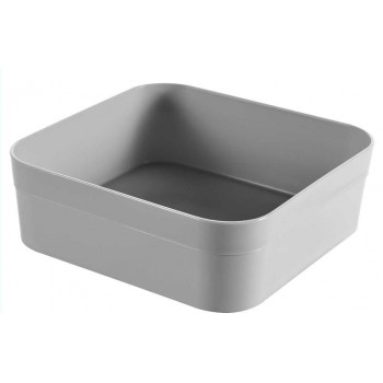 Curver Infinity Recycled opbergbox 15x15x5 cm, grijs