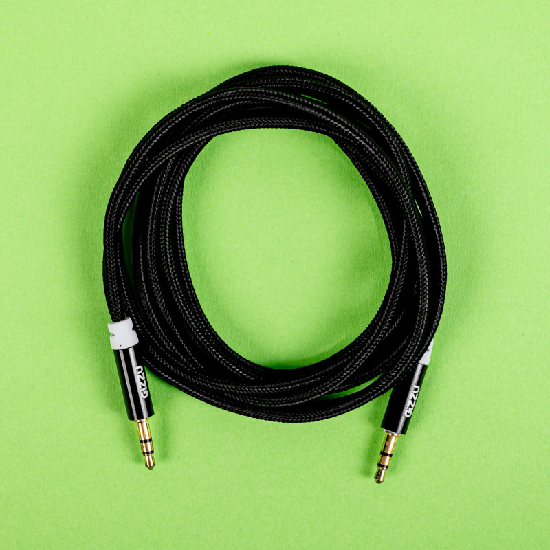 Gizzu 3,5mm AUX-kabel 2m - zwart