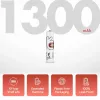 Uniross Max Power alkalinebatterijen AAA / LR03 1300mAh, 4 stuks