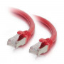 Mercodan Cat6a S/FTP patchkabel RJ45, 0,25 m, rood