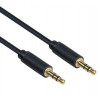 Mercodan Pro minijack 1,0 m, ultra soft audiokabel