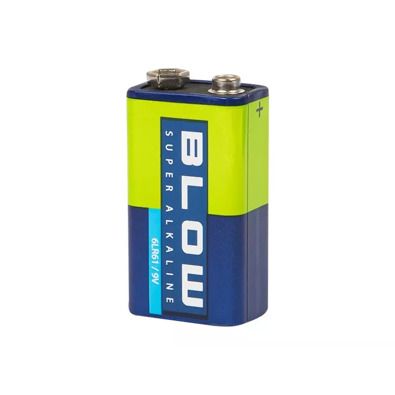BLOW Super Alkaline 9V 6LR61 batterij (blister)